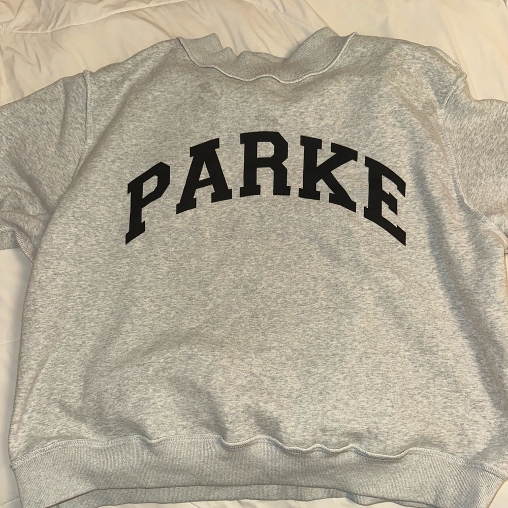 SET X PARKE REVERSIBLE MOCKNECK SWEATSHIRT